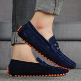 Men's Loafers Perforated Pattern Tassel Detail - Casual Wear