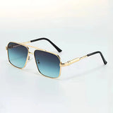 Men's Navigator Sunglasses Gold Metal Gradient - Travel And Leisure