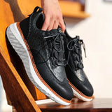Men's Sneakers Wingtip Woven - Smart Casual Wear
