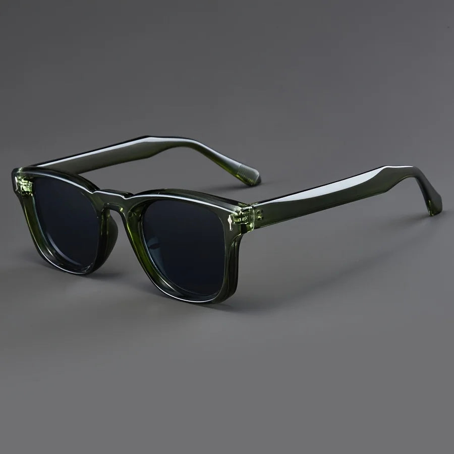 Men's Square Sunglasses Gradient Acetate - Casual Outdoor Wear