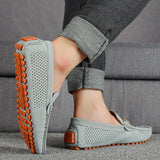 Men's Loafers Perforated Pattern Tassel Detail - Casual Wear