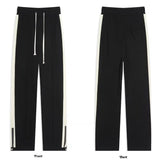 Men's Track Pants Side Stripe Zipper - Streetwear Casual Wear