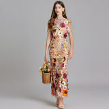 Women's Maxi Dress Floral - Formal Event