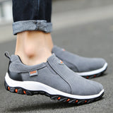 Men's Slip On Sneakers Contrast Sole - Casual Wear