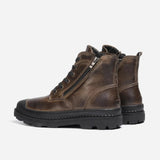 Men's Boots Side Zip Lug Sole - Outdoor Casual