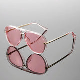 Men's Aviator Sunglasses Gradient Lens Gold Accent - Luxury Lifestyle