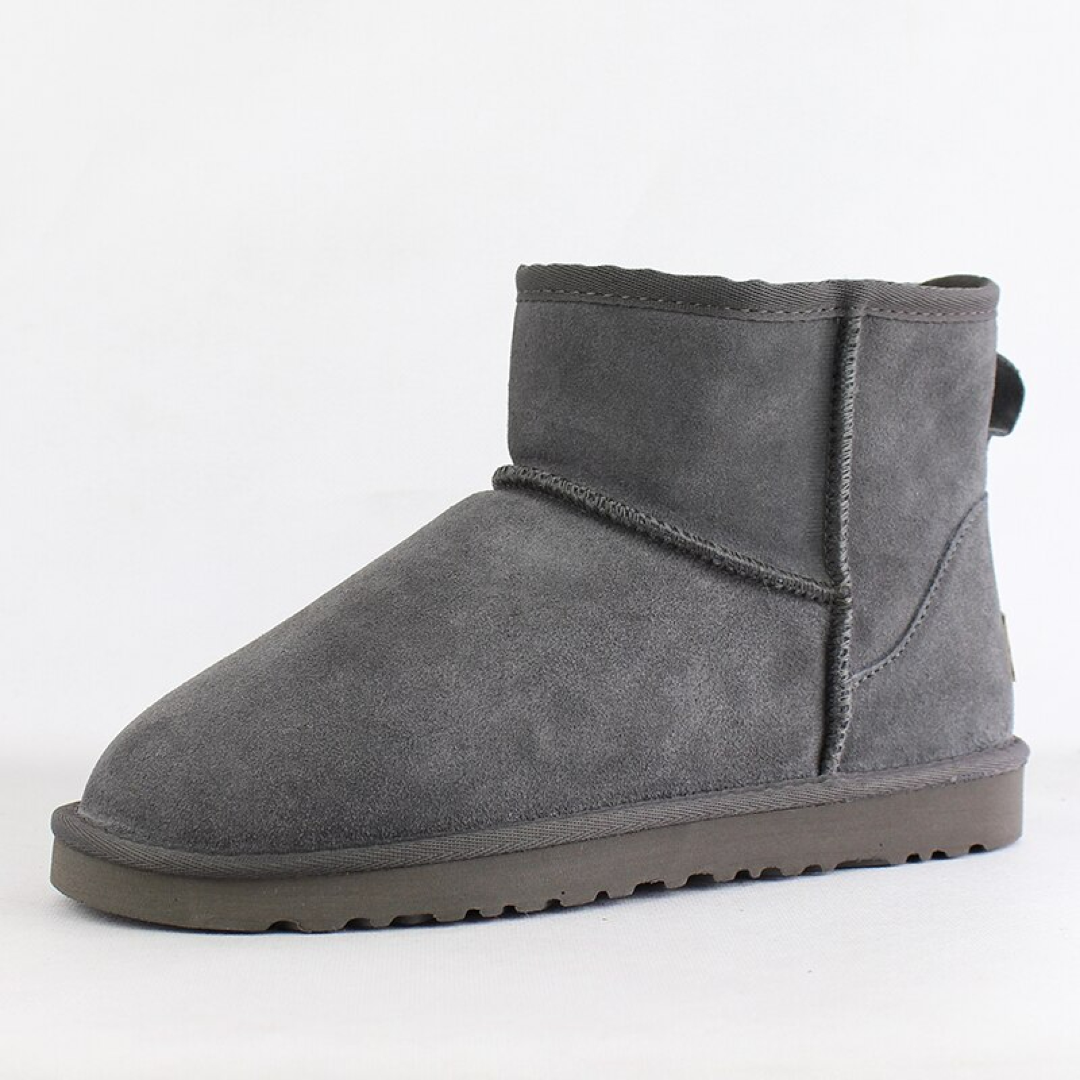 Women's Plush Ankle Boots - Winter Wear