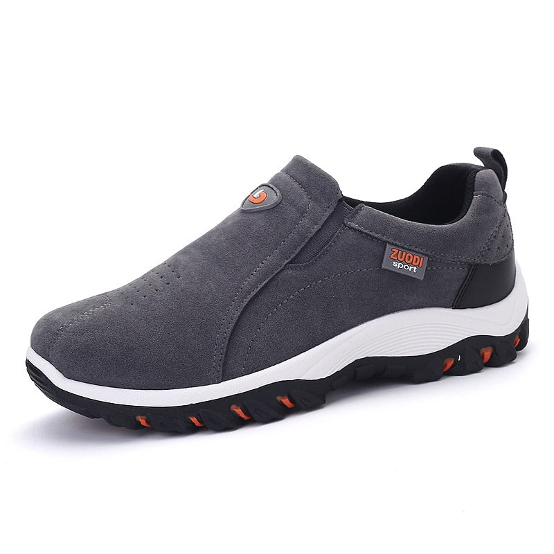 Men's Slip On Sneakers Contrast Sole - Casual Wear