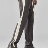 Men's Track Pants Side Stripe Zipper - Streetwear Casual Wear