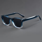 Men's Square Sunglasses Gradient Acetate - Casual Outdoor Wear