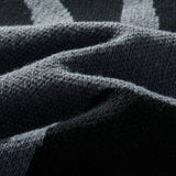 Men's Knit Sweater Abstract Pattern Long Sleeve - Casual Wear