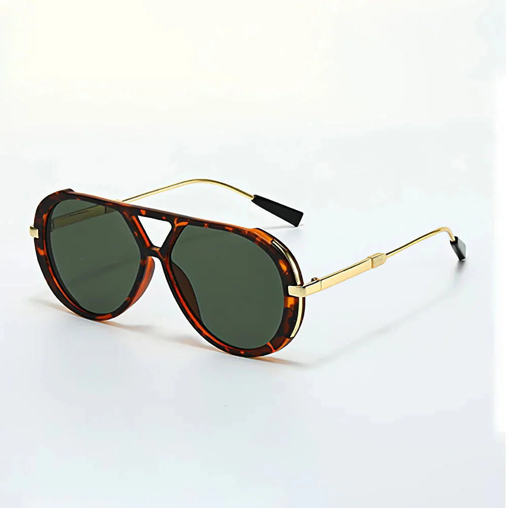 Men's Oversized Aviator Sunglasses Frame Gradient Lens - Casual Wear