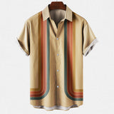 Men's Button Down Short Sleeve - Casual Wear