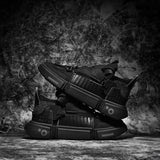 Men's Lace-Up Mesh Sneakers - Modern Streetwear