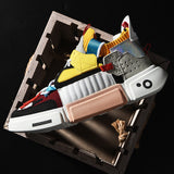 Men's Lace-Up Mesh Sneakers - Modern Streetwear