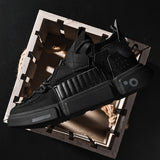 Men's Lace-Up Mesh Sneakers - Modern Streetwear