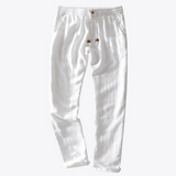 Men's Pants Drawstring Waist Tapered Leg - Summer Casual