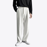 Men's Dress Pants Pleated Wide Leg - Smart Casual