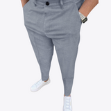 Men's Dress Pants Slim Fit Cropped - Business Casual