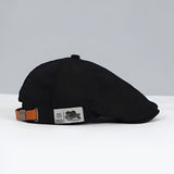 Men's Flat Cap Adjustable Strap Canvas - Casual Headwear