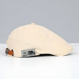 Men's Flat Cap Adjustable Strap Canvas - Casual Headwear