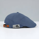 Men's Flat Cap Adjustable Strap Canvas - Casual Headwear