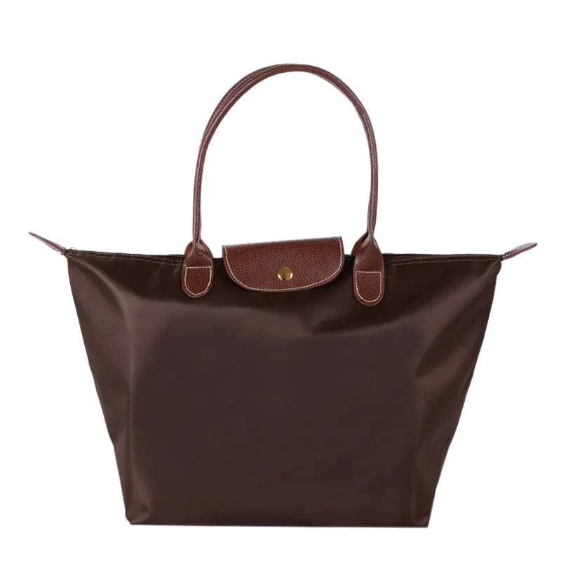 Women's Tote Bag Top-Handle Snap-Closure - Daily Commute