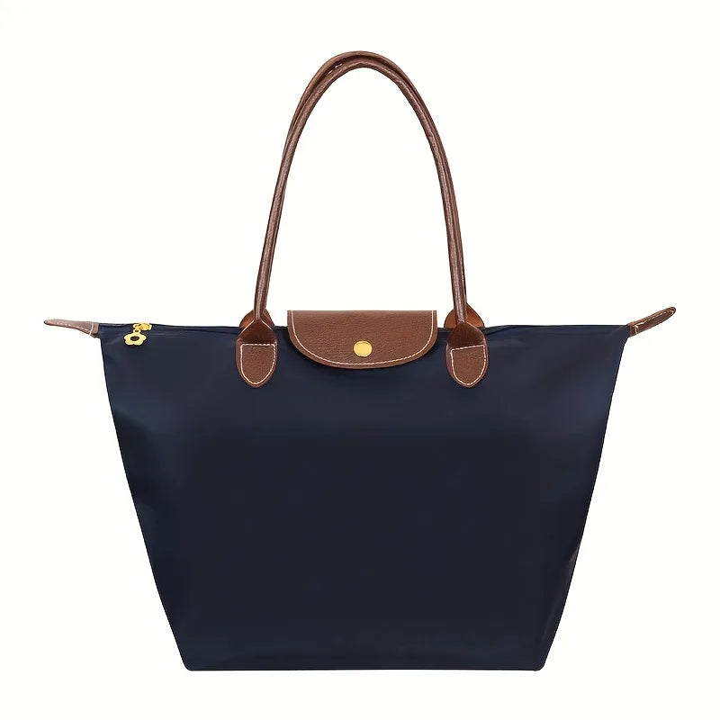 Women's Tote Bag Top-Handle Snap-Closure - Daily Commute