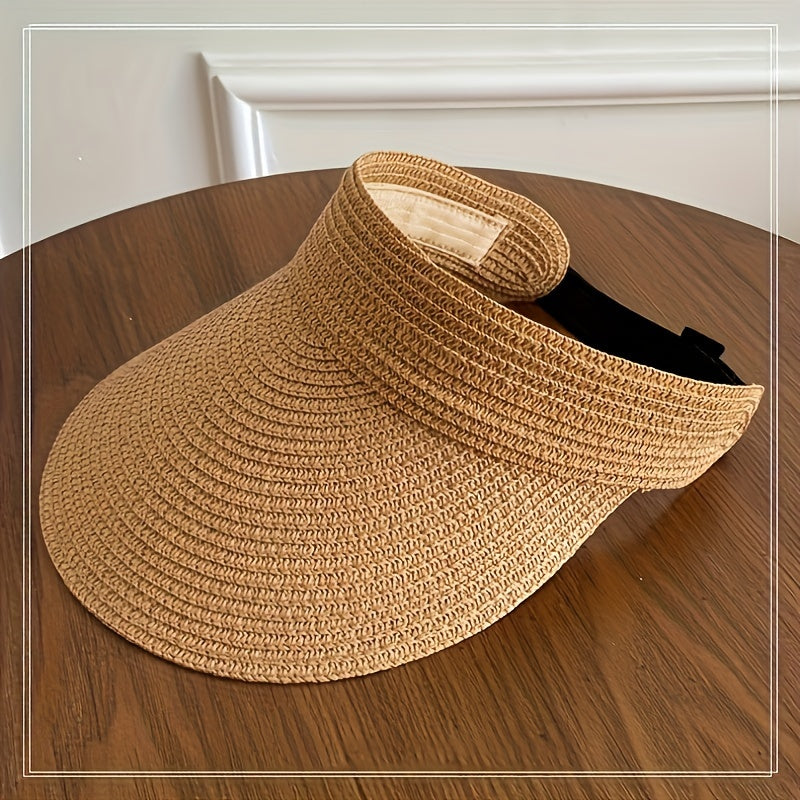 Women's Wide Brim Sun Visor - Summer Wear