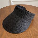 Women's Wide Brim Sun Visor - Summer Wear