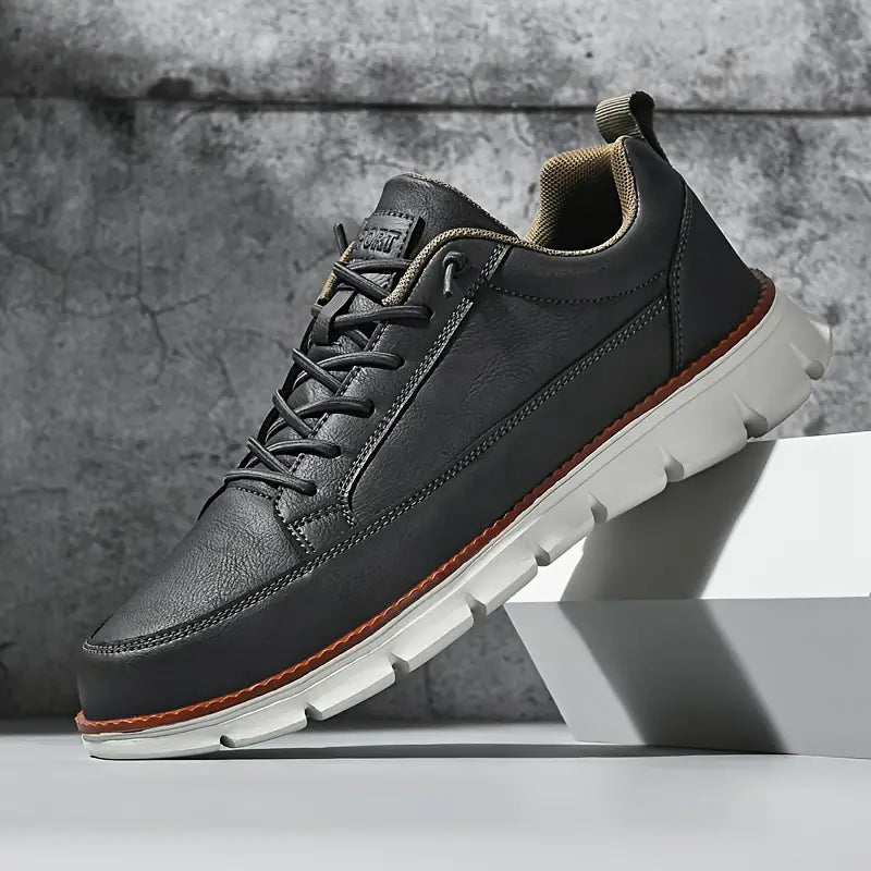 Men's Sneakers Grained Textured - Daily Urban Wear