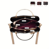 Women’s Handbag Gold Hardware Top Handle - Professional & Formal Wear