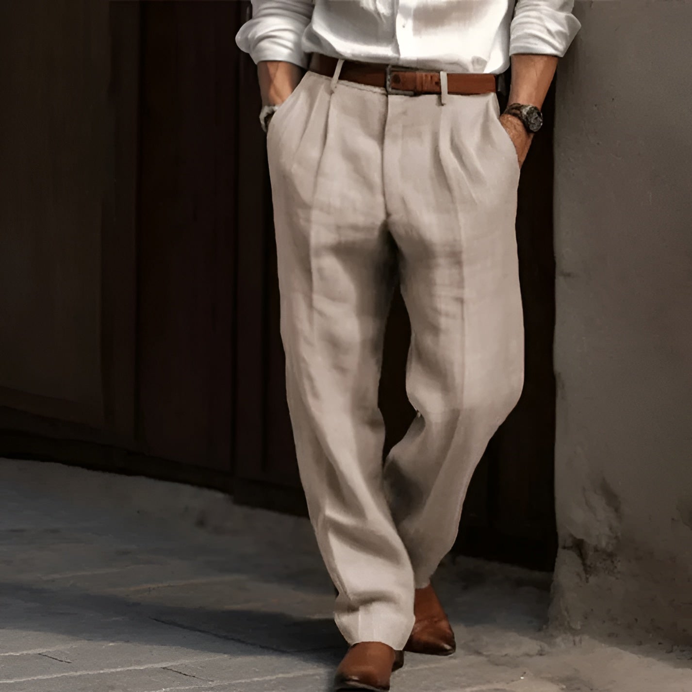 Men's Dress Pants Relaxed Fit - Semi Formal Wear