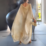Women's Caftan Dress Marble Print Fit - Art Gallery