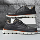 Men's Sneakers Grained Textured - Daily Urban Wear