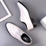 Men's Wingtip Oxfords Lace Up - Formal Office Wear