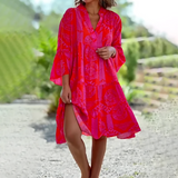 Women's Tunic Dress Tropical Skirt - Summer Vacation Wear