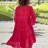 Women's Tunic Dress Tropical Skirt - Summer Vacation Wear