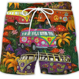 Men's Swim Shorts Drawstring Waist - Beach Vacation Wear