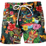 Men's Swim Shorts Drawstring Waist - Beach Vacation Wear