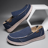 Men's Loafers Woven Texture Frayed Edge - Casual Daily Wear