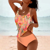 Women's Tankini Swimsuit Two Piece - Beach Wear
