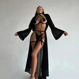 Women's Lingerie Set Strappy Tassel Detail - Special Occasion