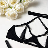 Women's Lingerie Set Strappy Tassel Detail - Special Occasion