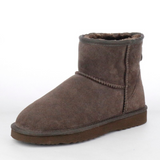 Women's Plush Ankle Boots - Winter Wear