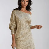 Women's Mini Dress Sequin One Shoulder - Cocktail Party