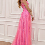 Women's A-Line Ball Gown Floral Lace - Evening Formal Wear
