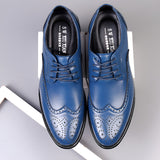 Men's Wingtip Oxfords Lace Up - Formal Office Wear